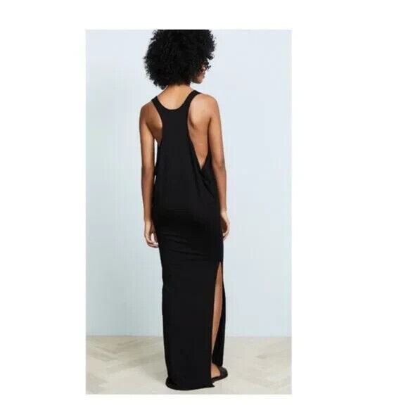 MIKOH Mavericks Maxi Dress Side Slit Scoop Neck Cover Up Black Racerback… - Picture 3 of 9